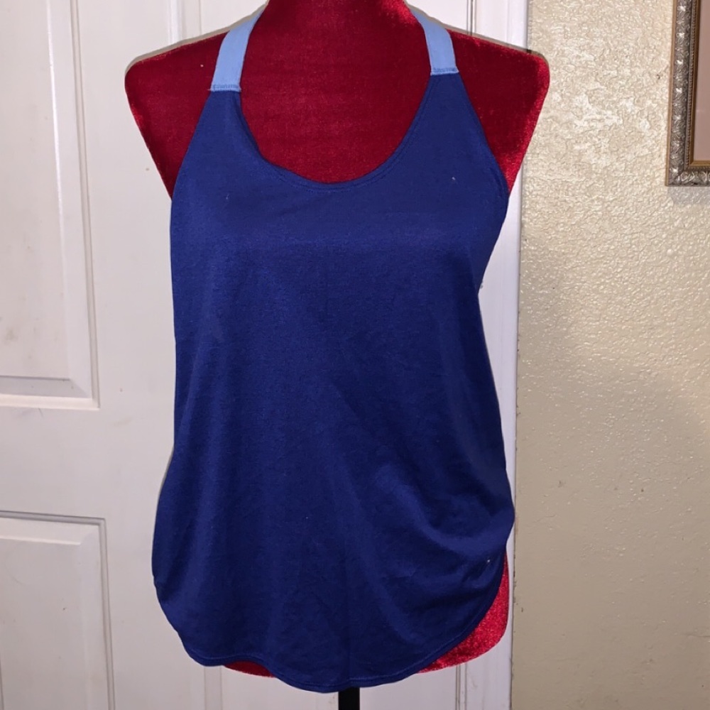 Nike blue active tank top